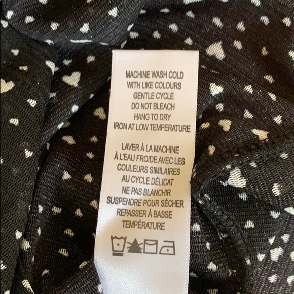 Sheer Black Heart Print Blouse - Picture 10 of 10